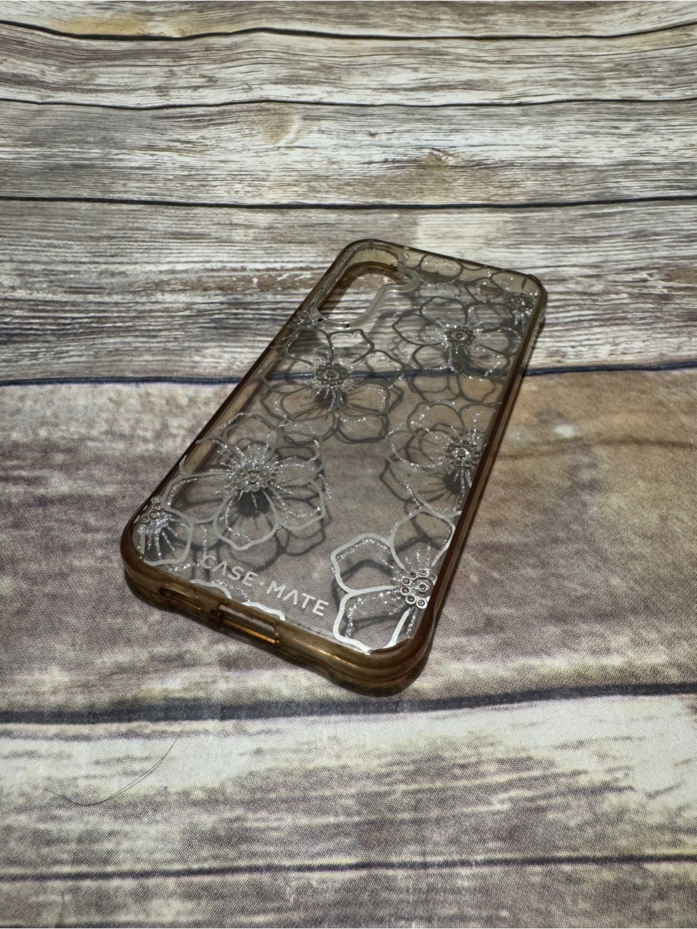 CASE-MATE Clear Floral Samsung Phone Case